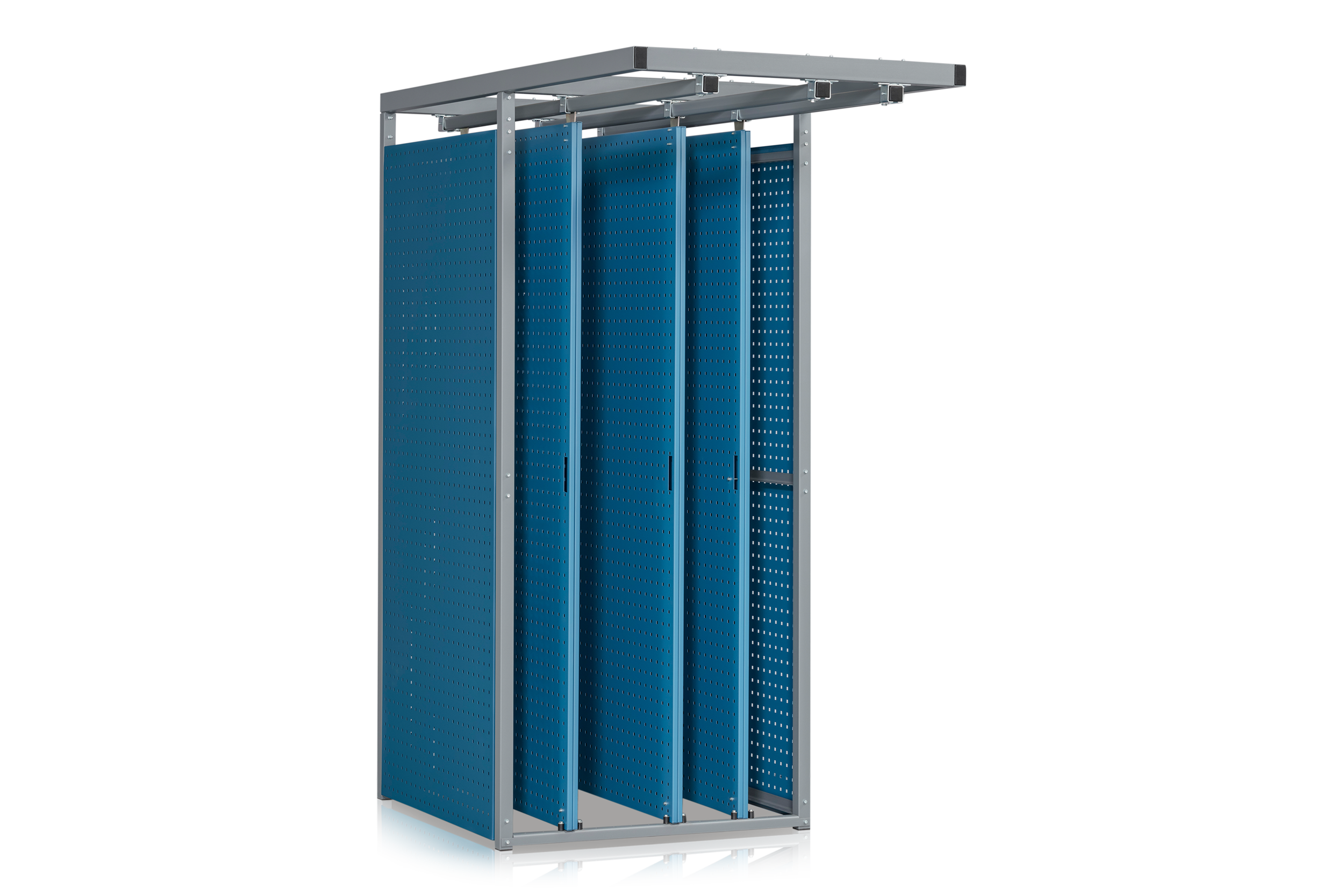 Compact Compartment with 3 Double Cassettes, 3 Exterior Panels