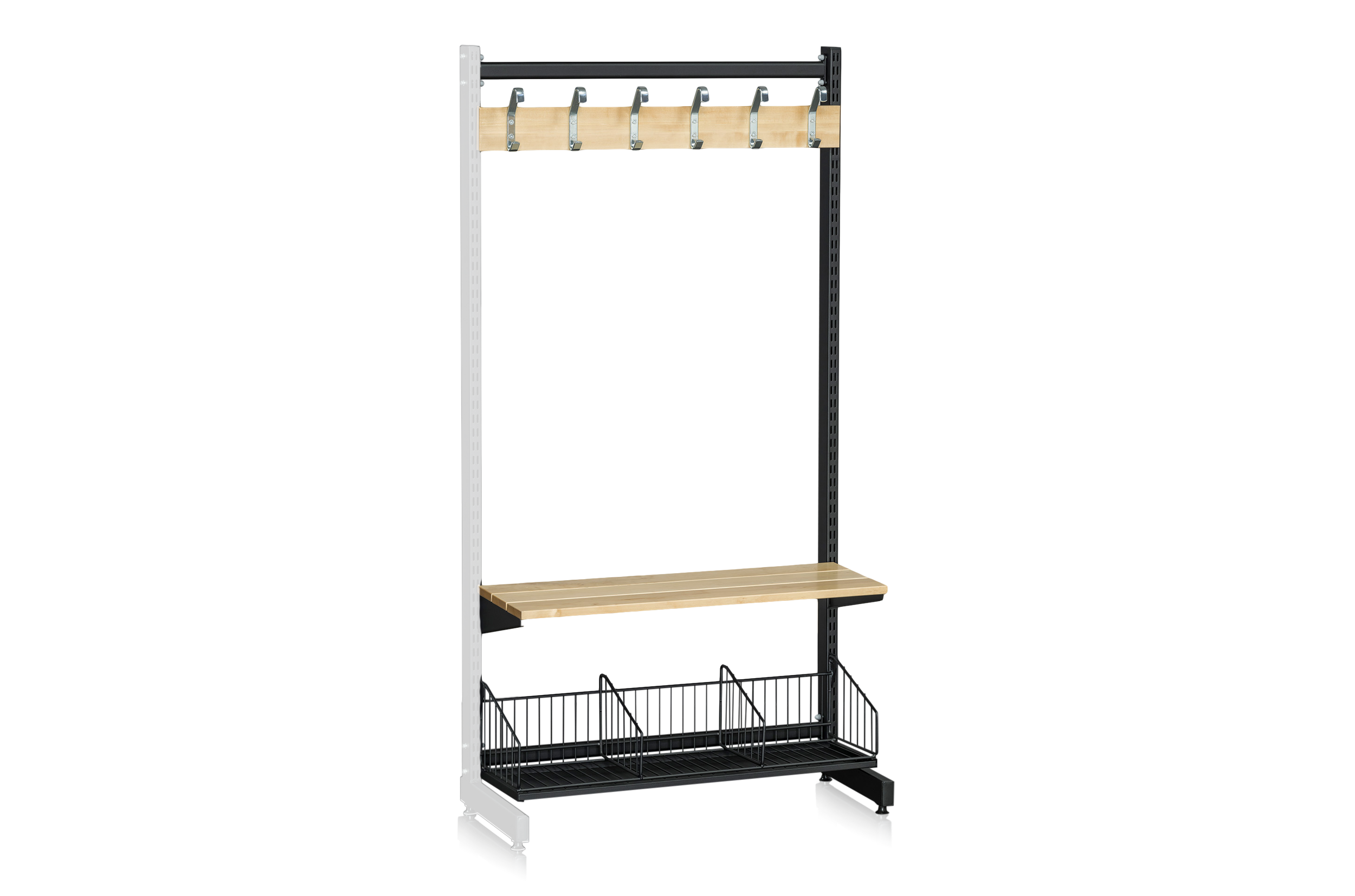 L-Stand Extension 900 mm Complete 1 Black