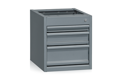 Storage Drawer Unit Grey 1x50 1x100 1x150 mm