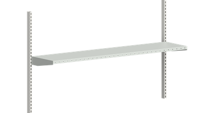 Packbordshylla 1600x360 mm - Ljusgrå