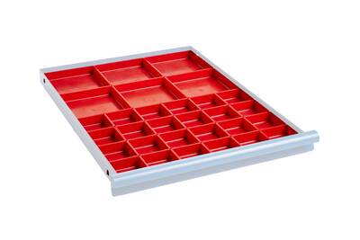 Lådinredning 50 mm Plastlådor Kombination 1