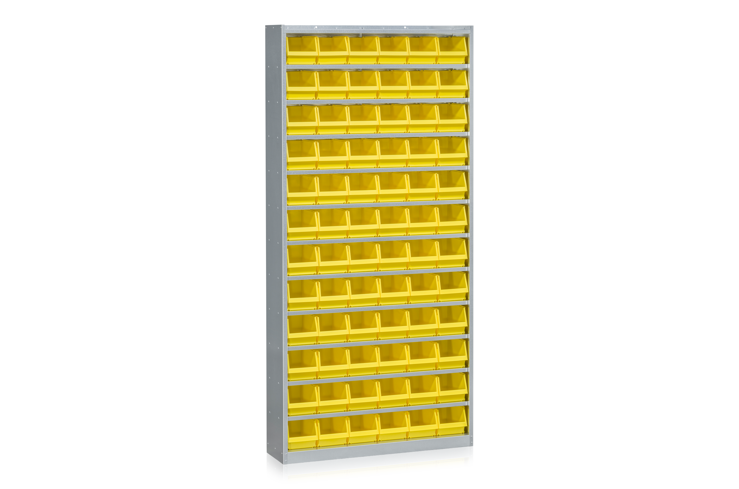 Backskåp inklusive 72 Plastbackar Gul