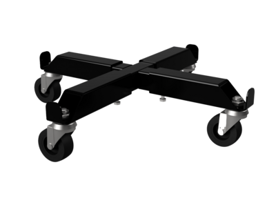 Hjulsats justerbar för avfallstunna