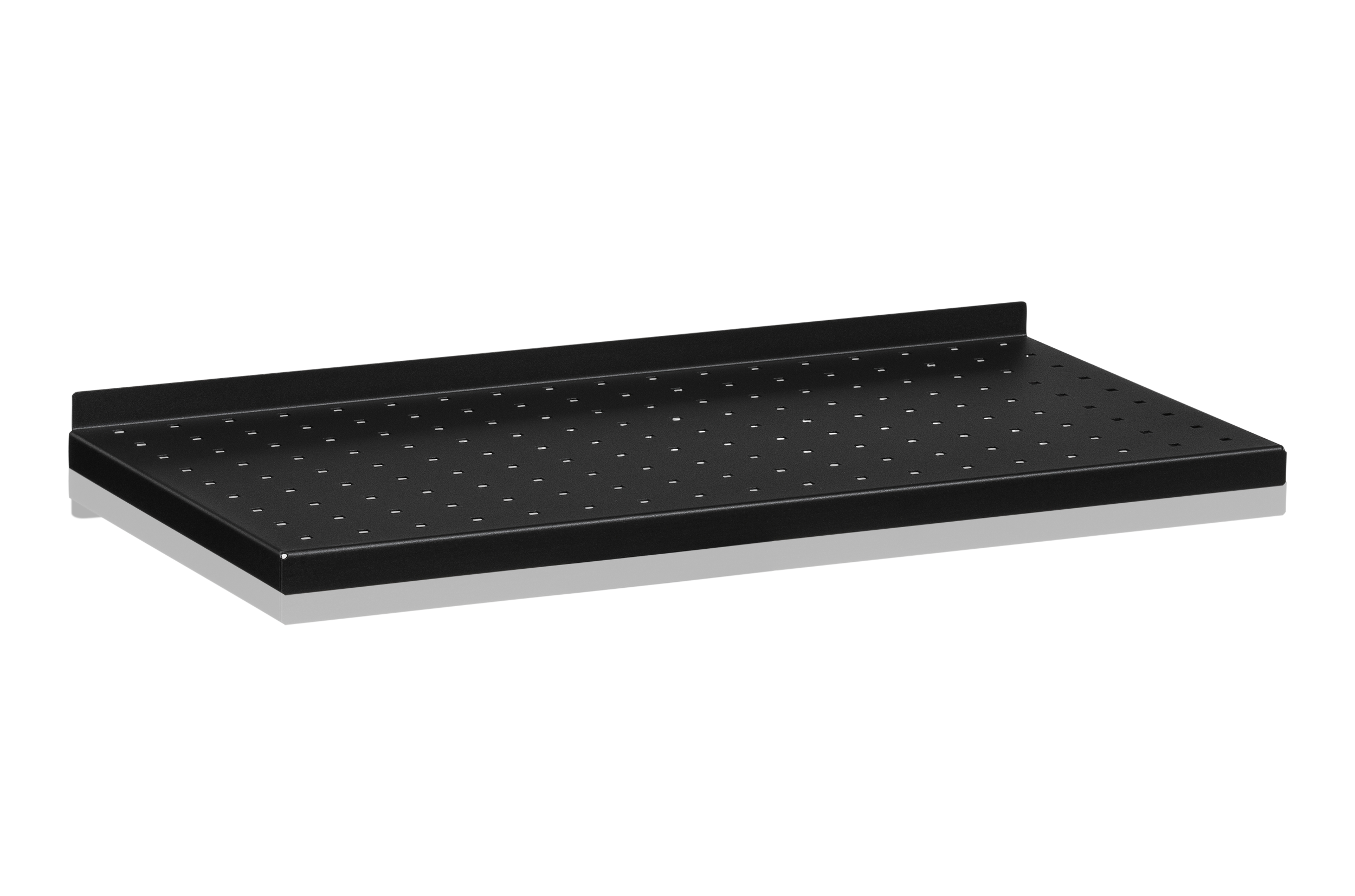 Steel Shelf Perforated 600x300 mm Black