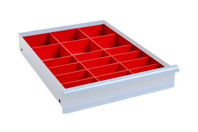 Lådinredning 100 mm Plastlådor Kombination 2