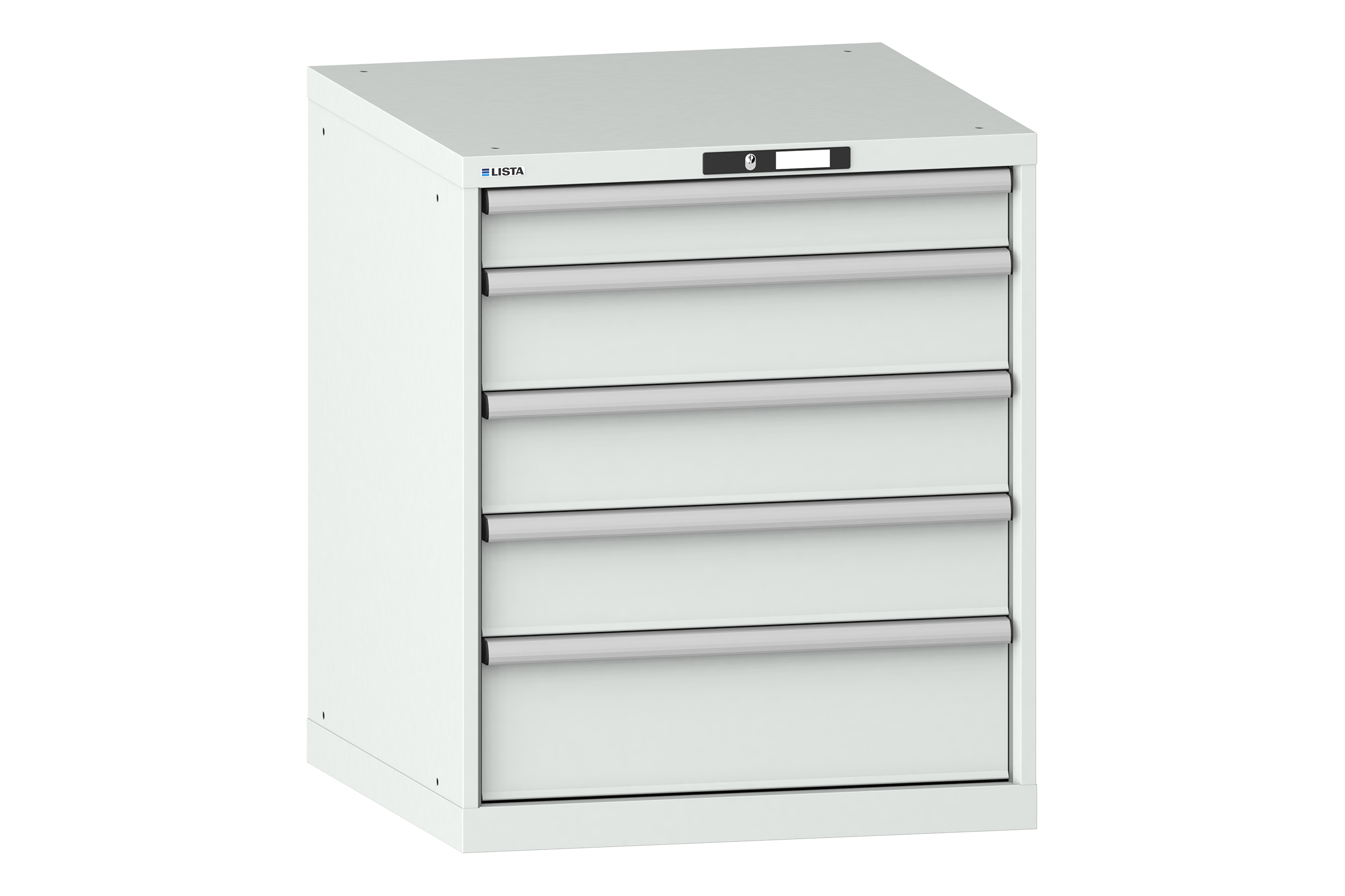 Verktygshurts LISTA 36x36 (BxDxH) 717x725x850 5 lådor 75 kg