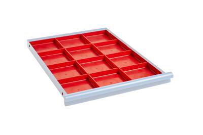 Lådinredning 50 mm Plastlådor Kombination 7