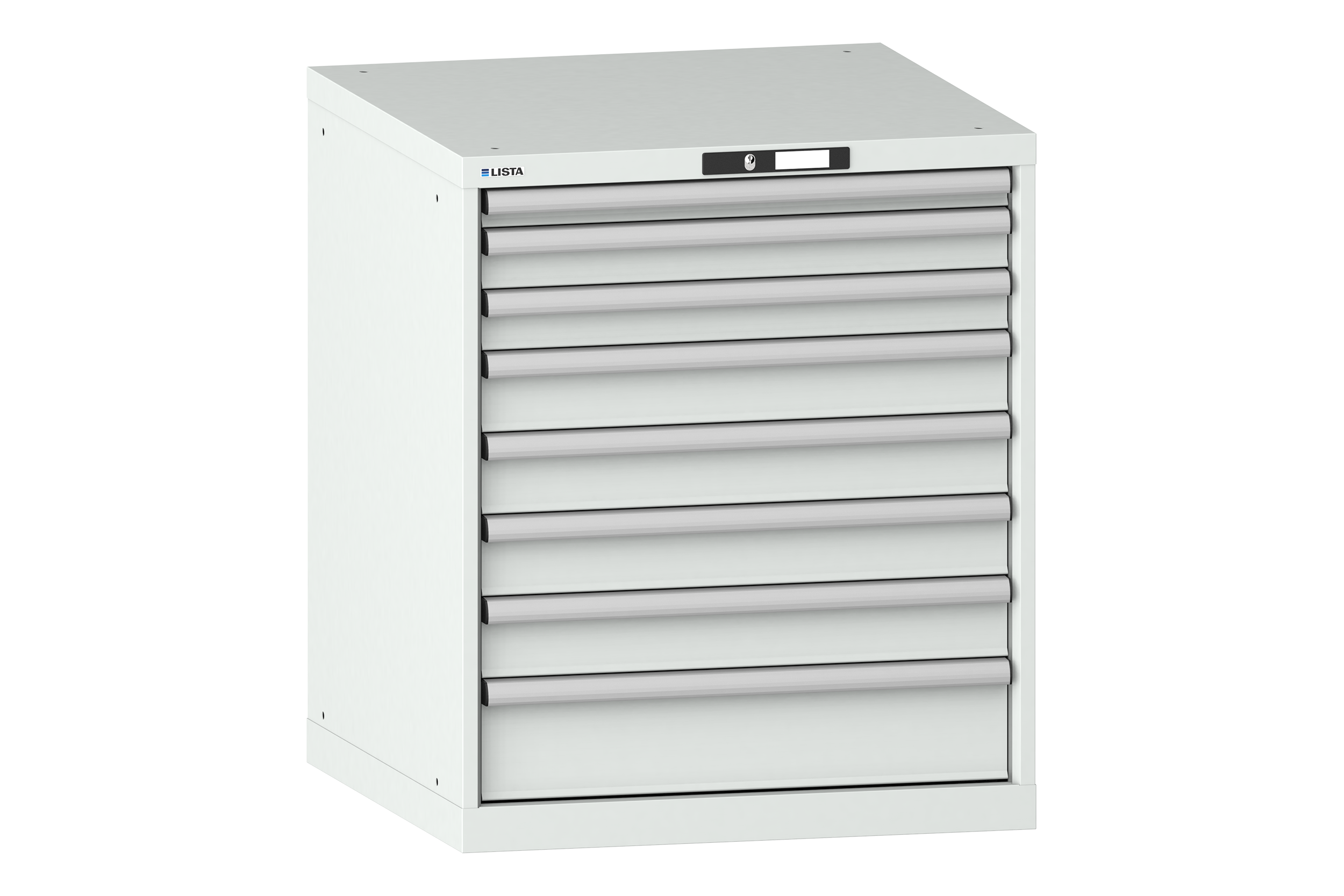 Verktygshurts LISTA 36x36 (BxDxH) 717x725x850 8 lådor 75 kg
