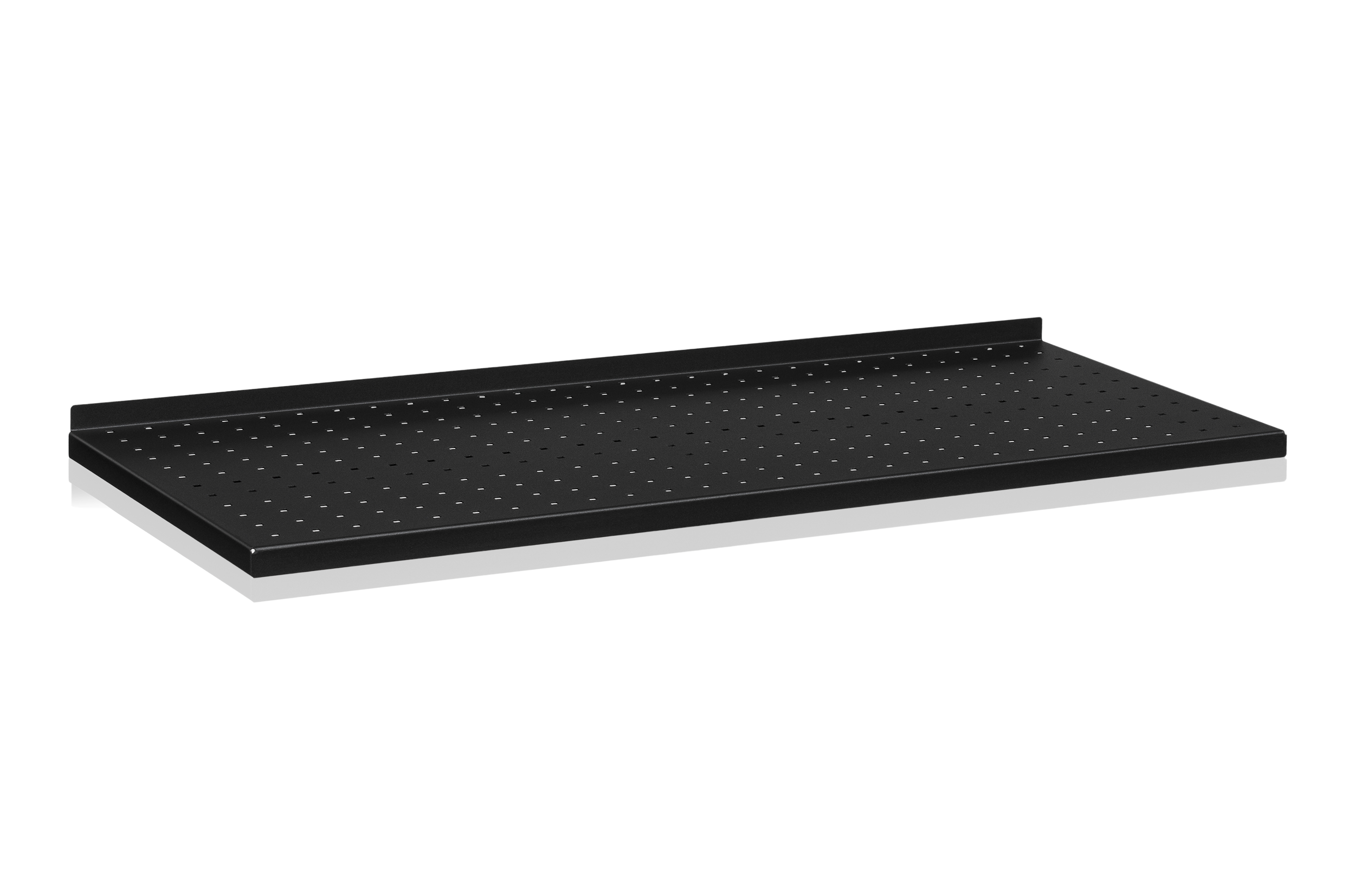 Steel Shelf Perforated 900x400 mm Black