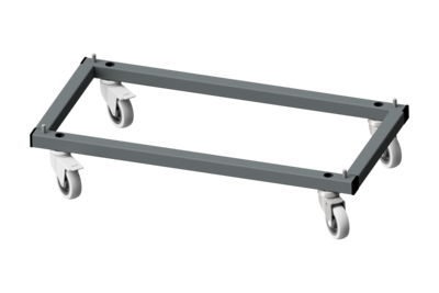 Hjulunderrede datorskåp 700x345x30 mm