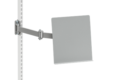 Document Holder 290x330 mm Grey including Flexible Arm