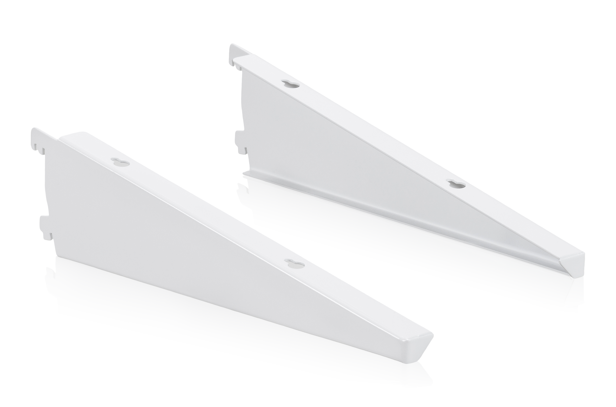 Shelf Brackets Tiltable 400 mm White