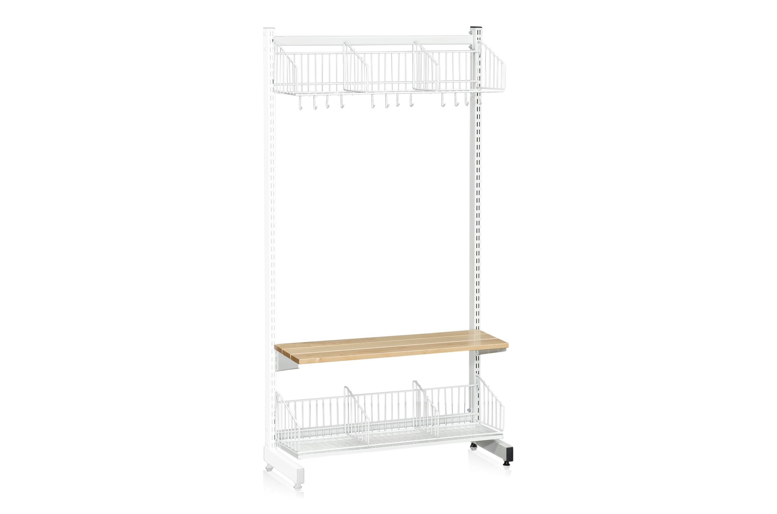 L-Stand Extension 900 mm Complete 2 White