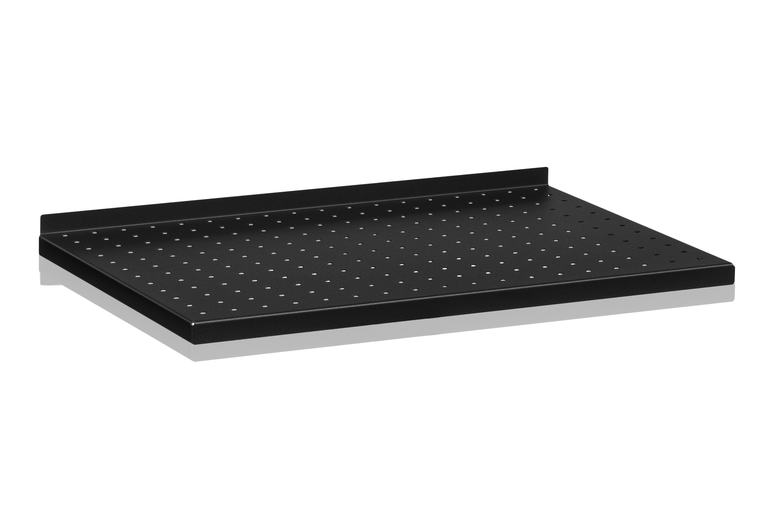 Steel Shelf Perforated 600x400 mm Black