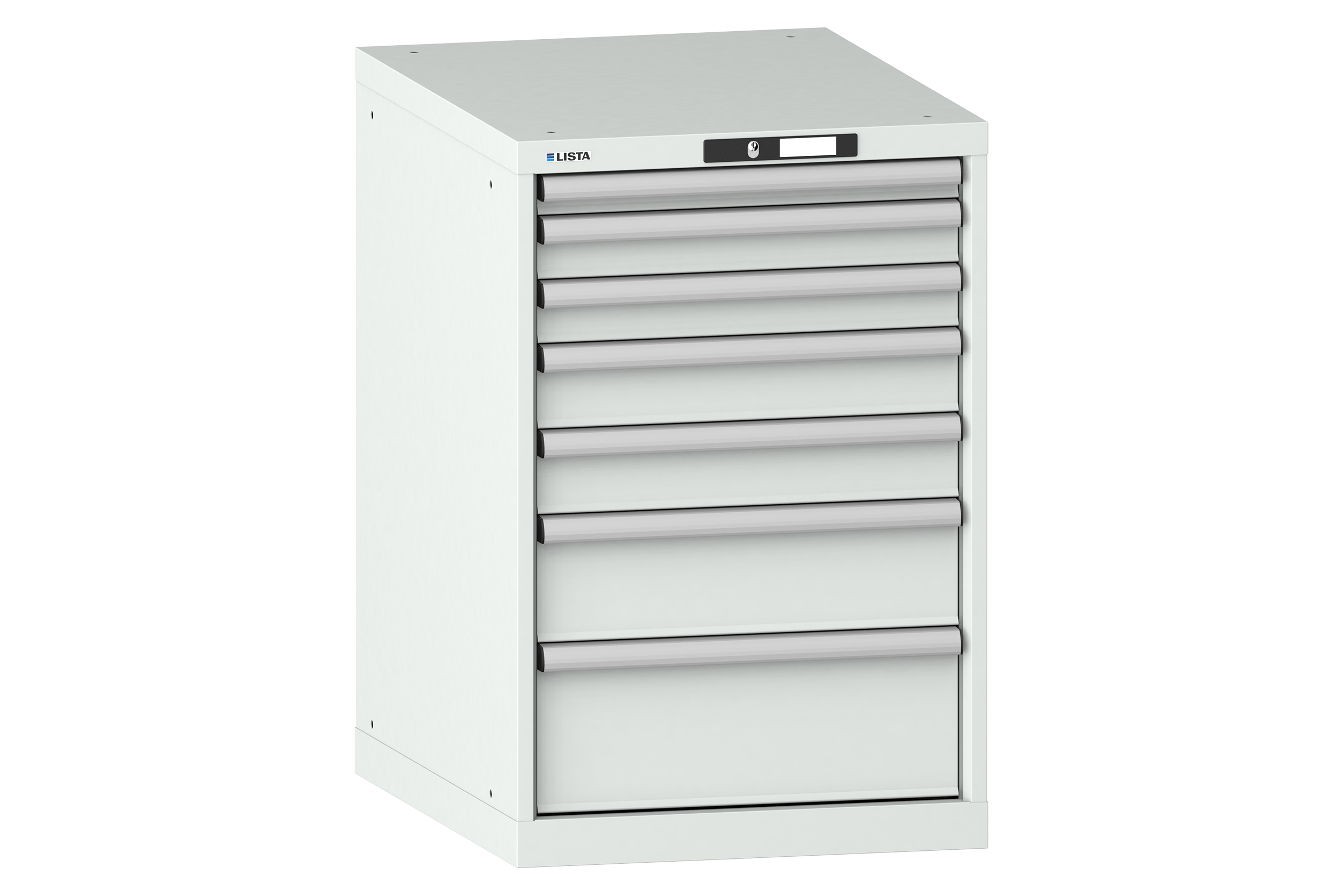 Verktygshurts LISTA 27x36 (BxDxH) 564x725x850 7 lådor 75 kg