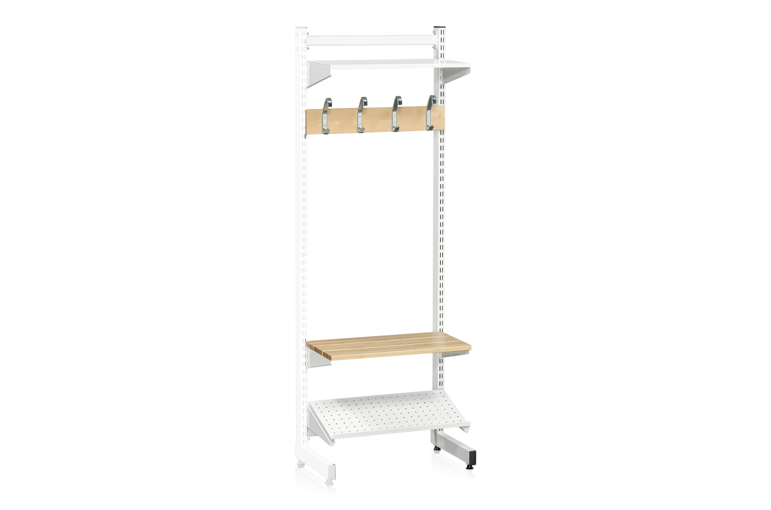 L-Stand Extension 600 mm Complete 6 White