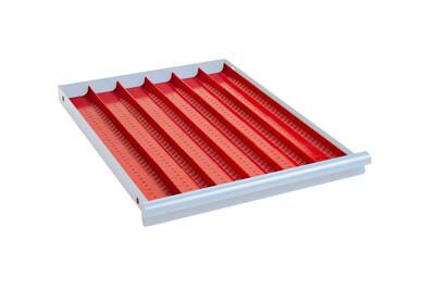 Lådinredning 12 Plastrännor 70 mm Kombination 1