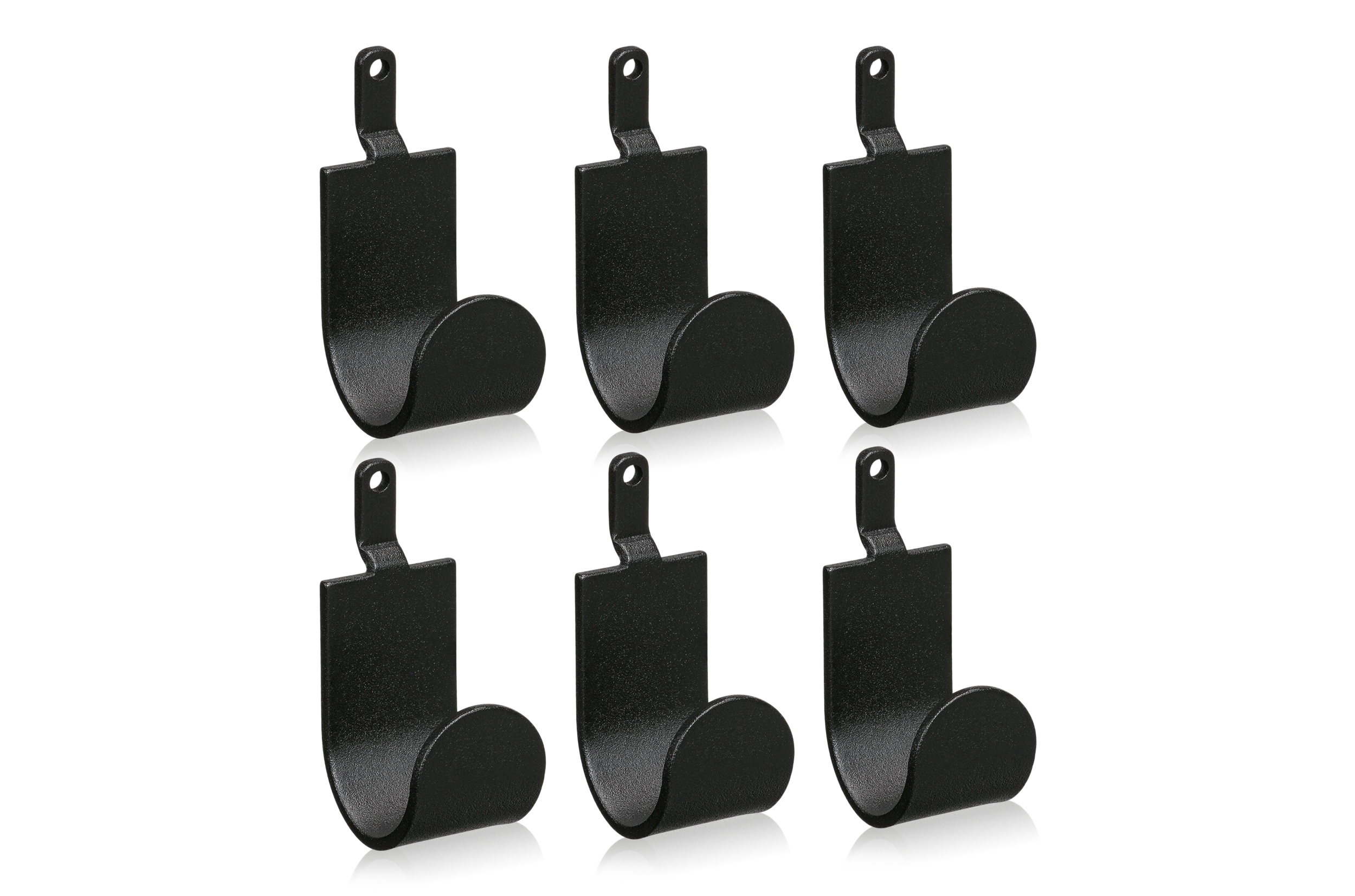 W Hook 6-pack Black