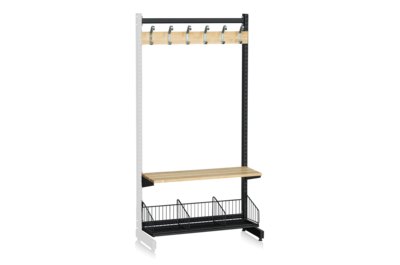 L-Stativ Tilläggssektion 900 mm Komplett 1 Svart