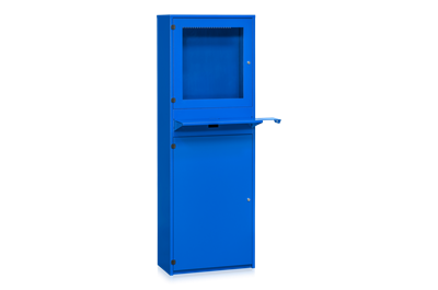 Computer Cabinet Flatscreen Blue 1730x600x330 mm