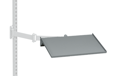 Laptop Shelf 435x310 mm Grey for Flexible Arm, NSC S-6502 B