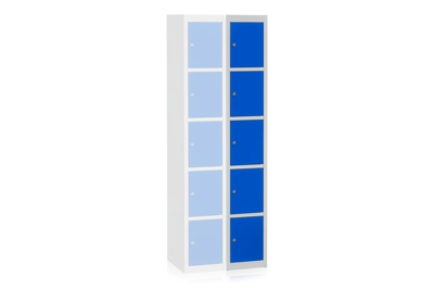 Klädskåp Tilläggssektion 5 Dörrar Blå