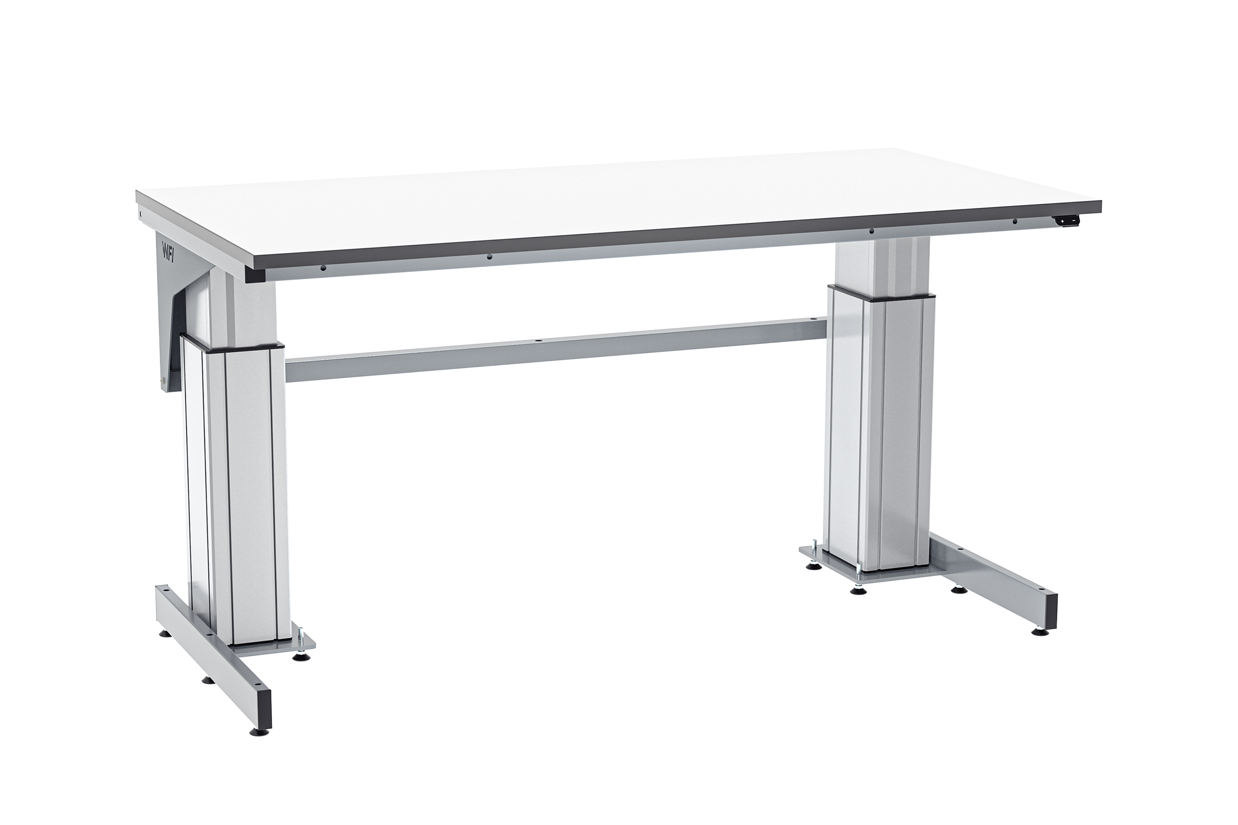 Arbetsbord W600 1600x800 mm Grå laminat