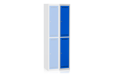Garderobenschrank Anbauelement 2-Türen Blau