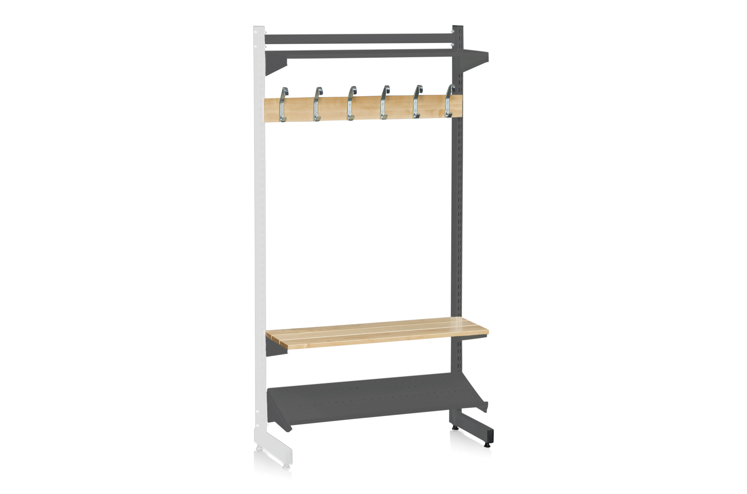 L-Stand Extension 900 mm Complete 6 Grey