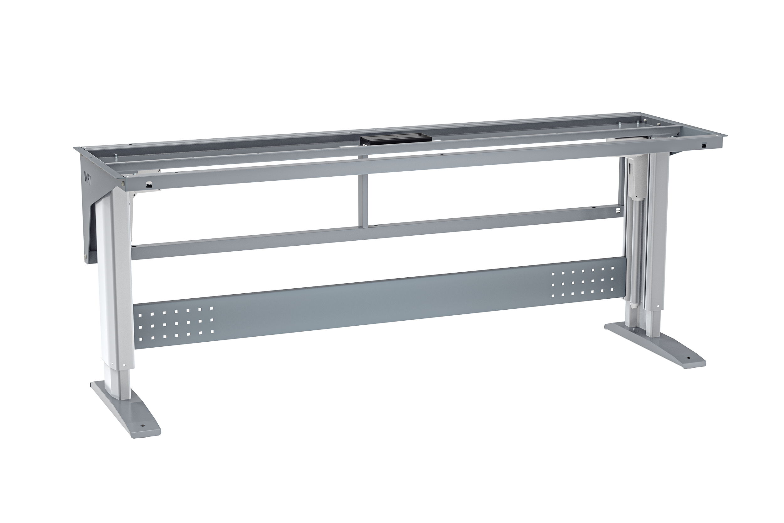 Bordsstativ W300 2000x600 mm exklusive Bordsskiva