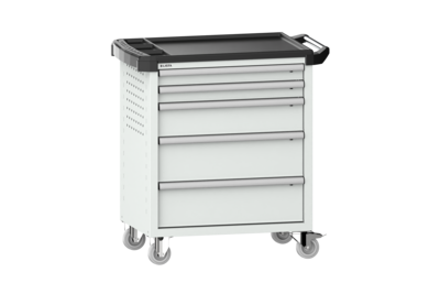 Verktygsvagn LISTA 36x27 5 lådor ABS