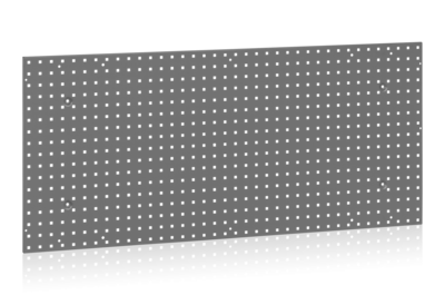 Lochplatte zur Wandbefestigung 1443x645 mm Grau