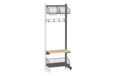 L-Stativ Tilläggssektion 600 mm Komplett 3 Grå