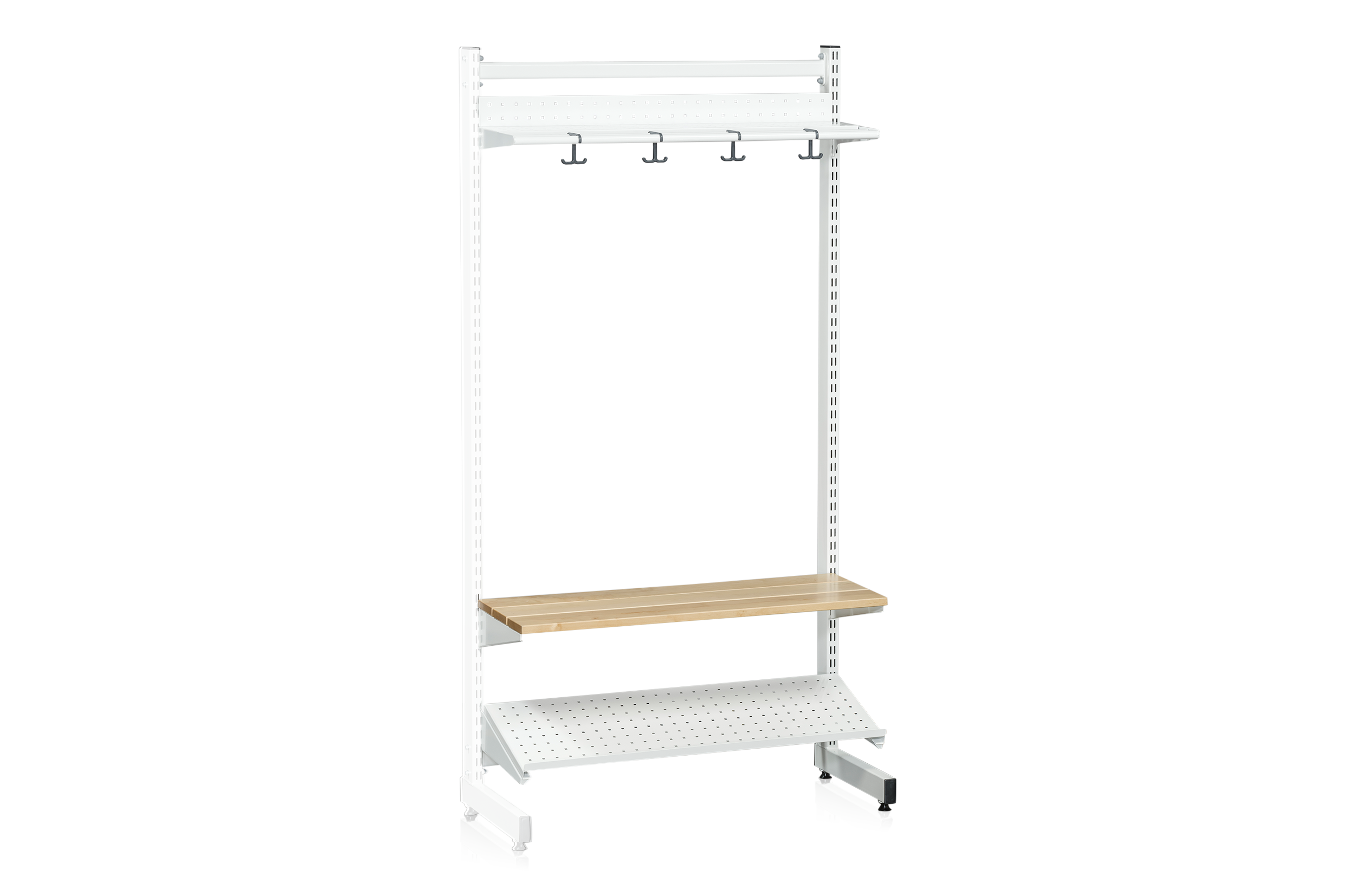 L-Stand Extension 900 mm Complete 5 White