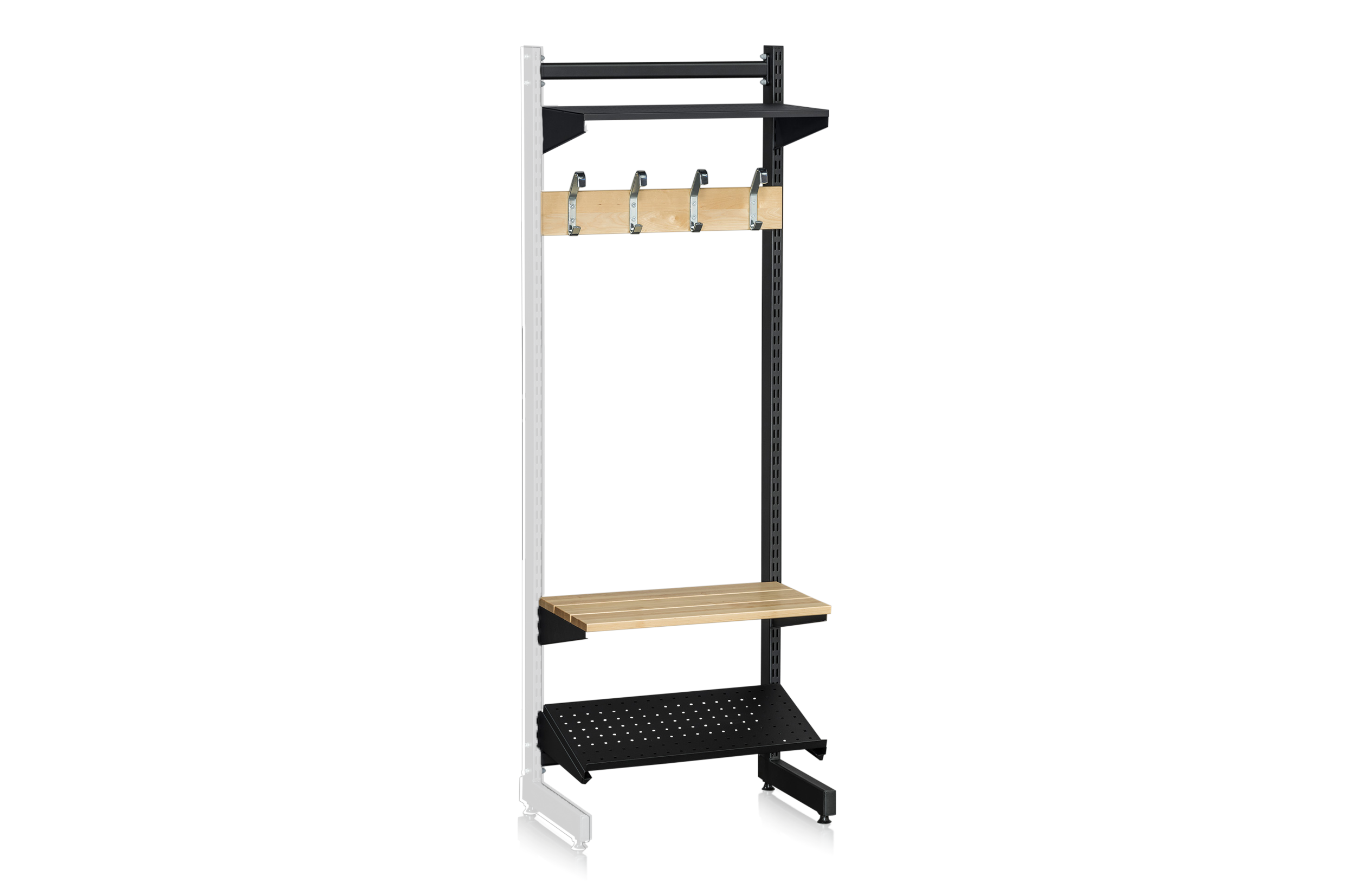 L-Stand Extension 600 mm Complete 6 Black