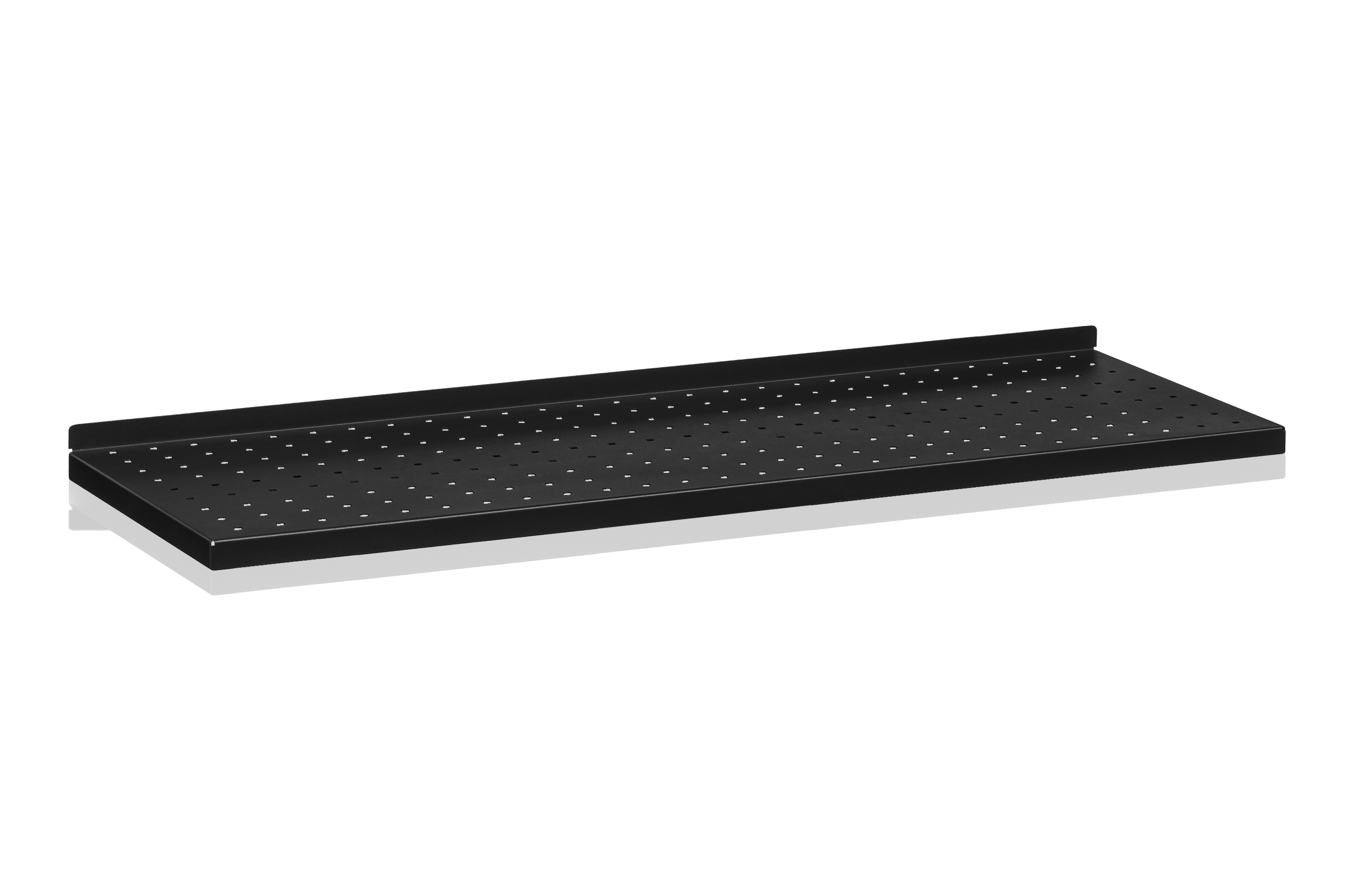 Steel Shelf Perforated 900x300 mm Black