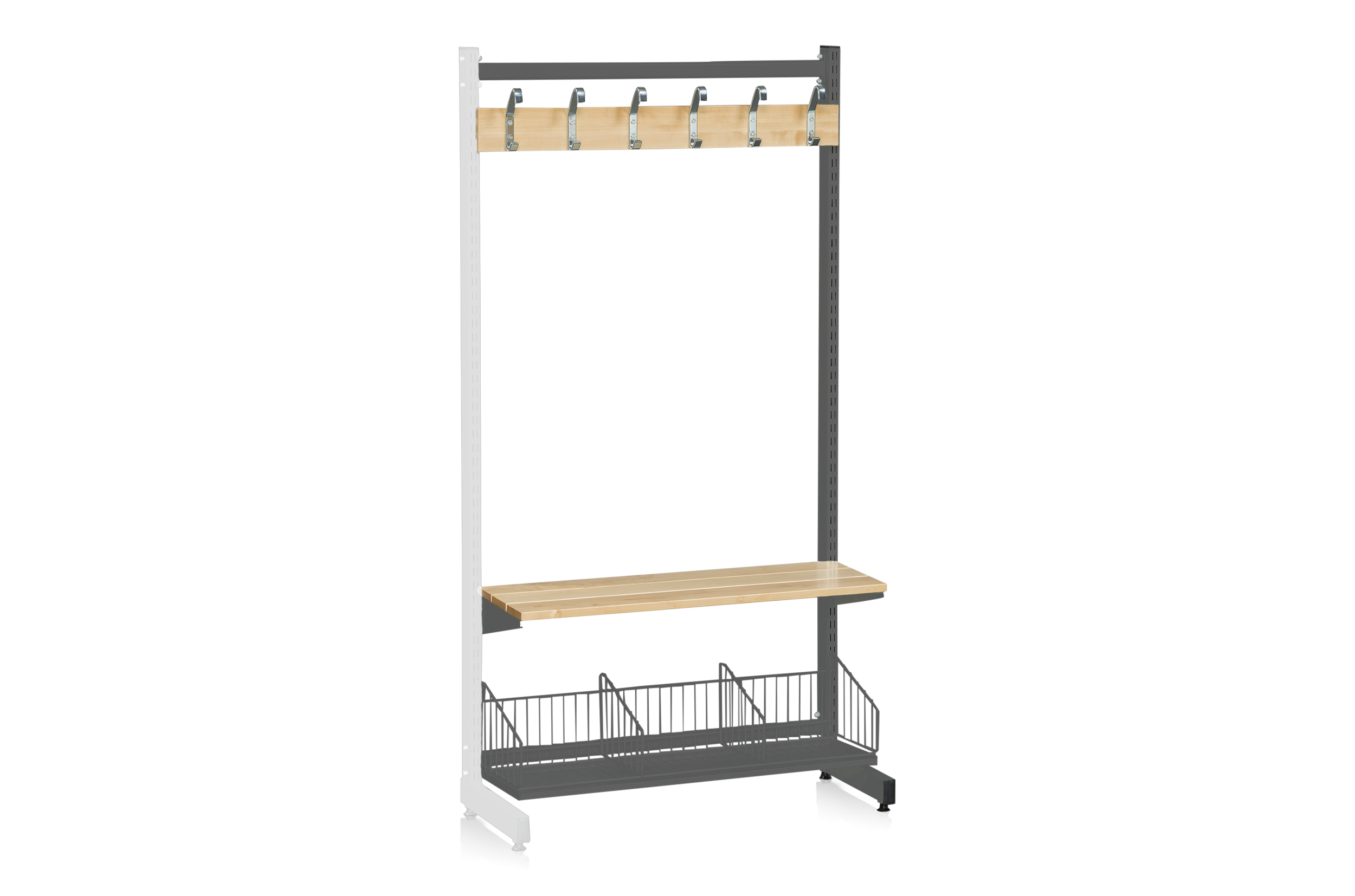 L-Stand Extension 900 mm Complete 1 Grey