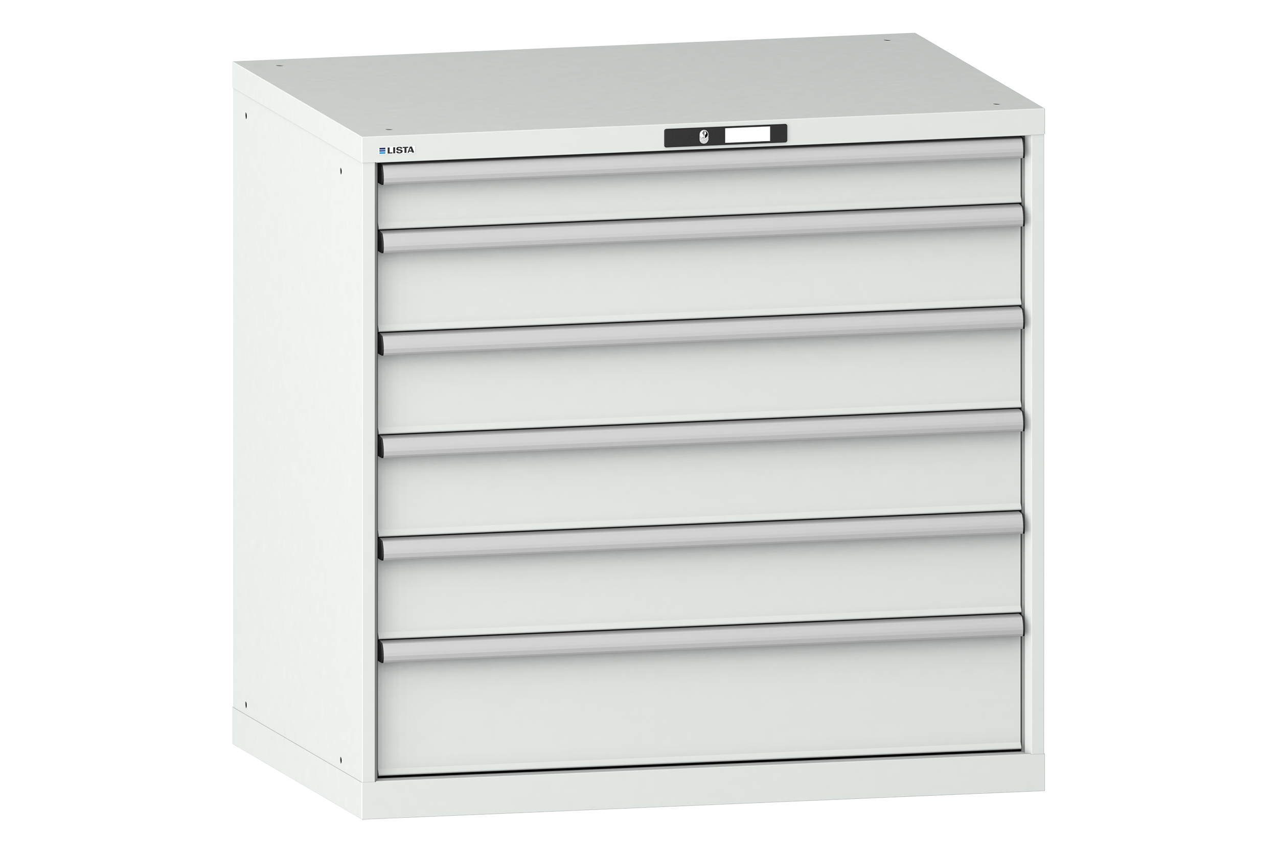 Verktygshurts LISTA 54x36 (BxDxH) 1023x725x1000 6 lådor 200 kg