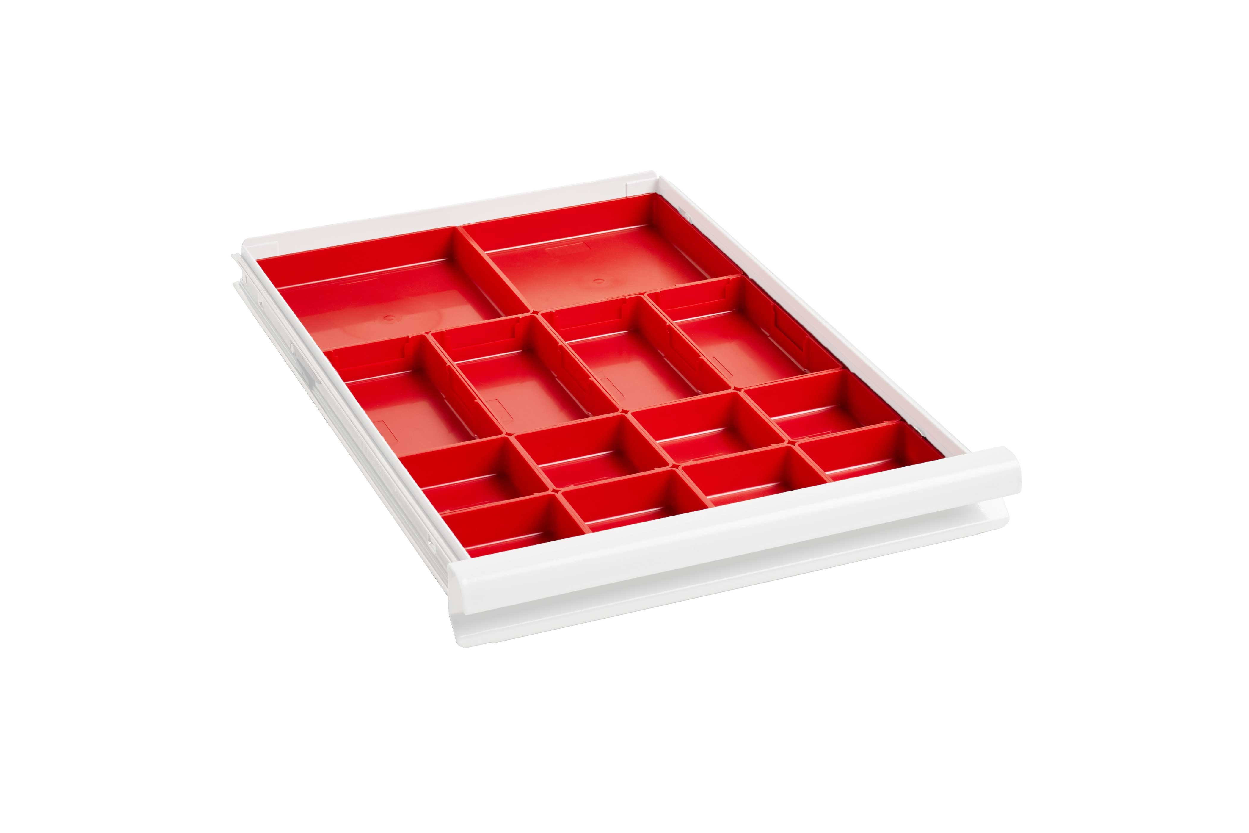 Lådinredning 455x300x50 mm Plastlådor Kombination 1