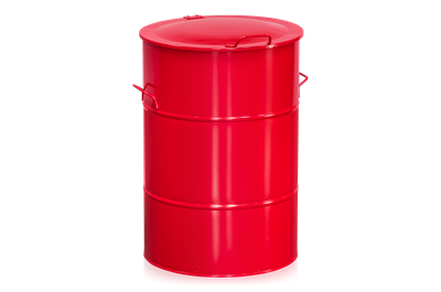 Abfallbehälter 160 l Rot