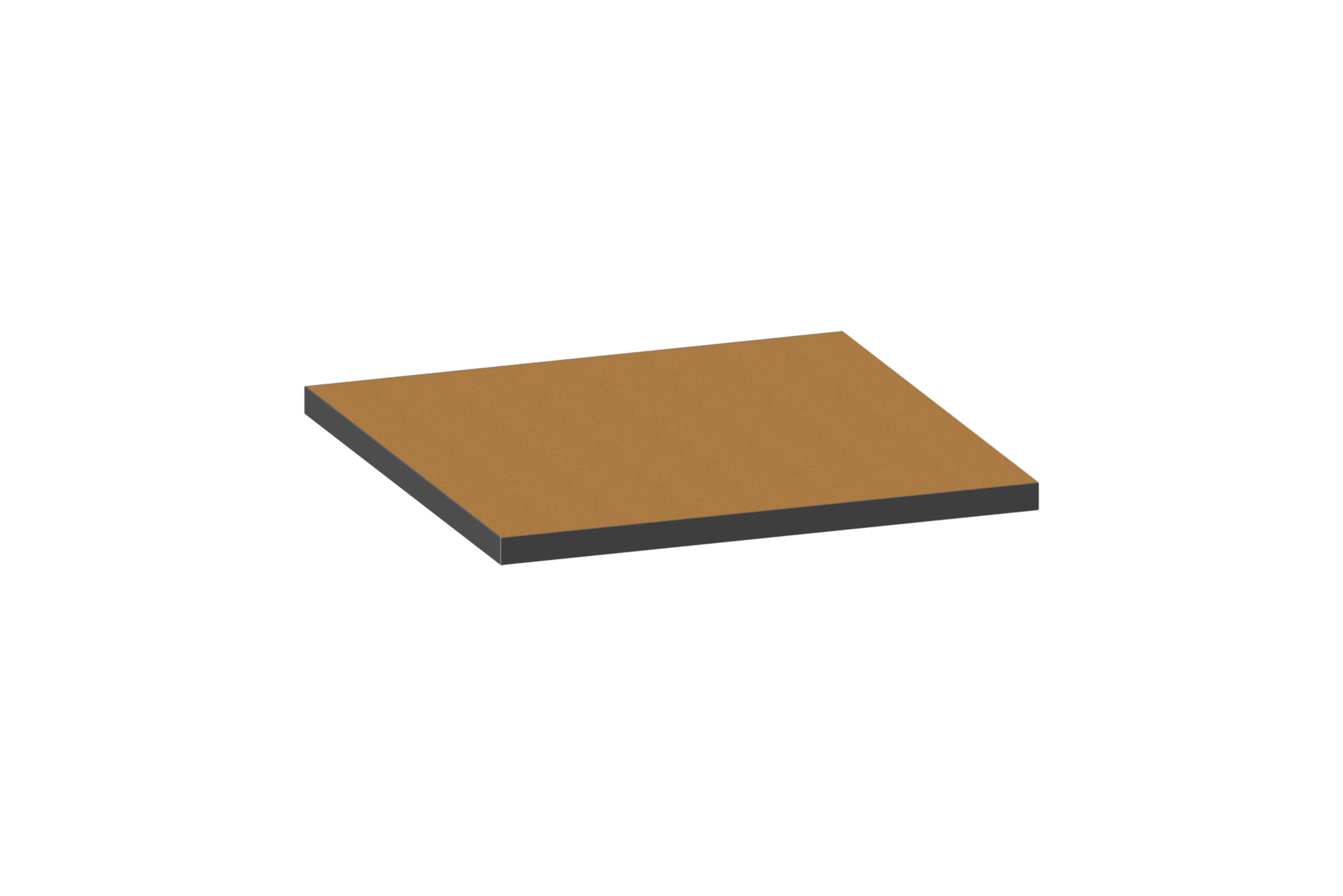 Worktop for Mobile Table Board 800x800 mm