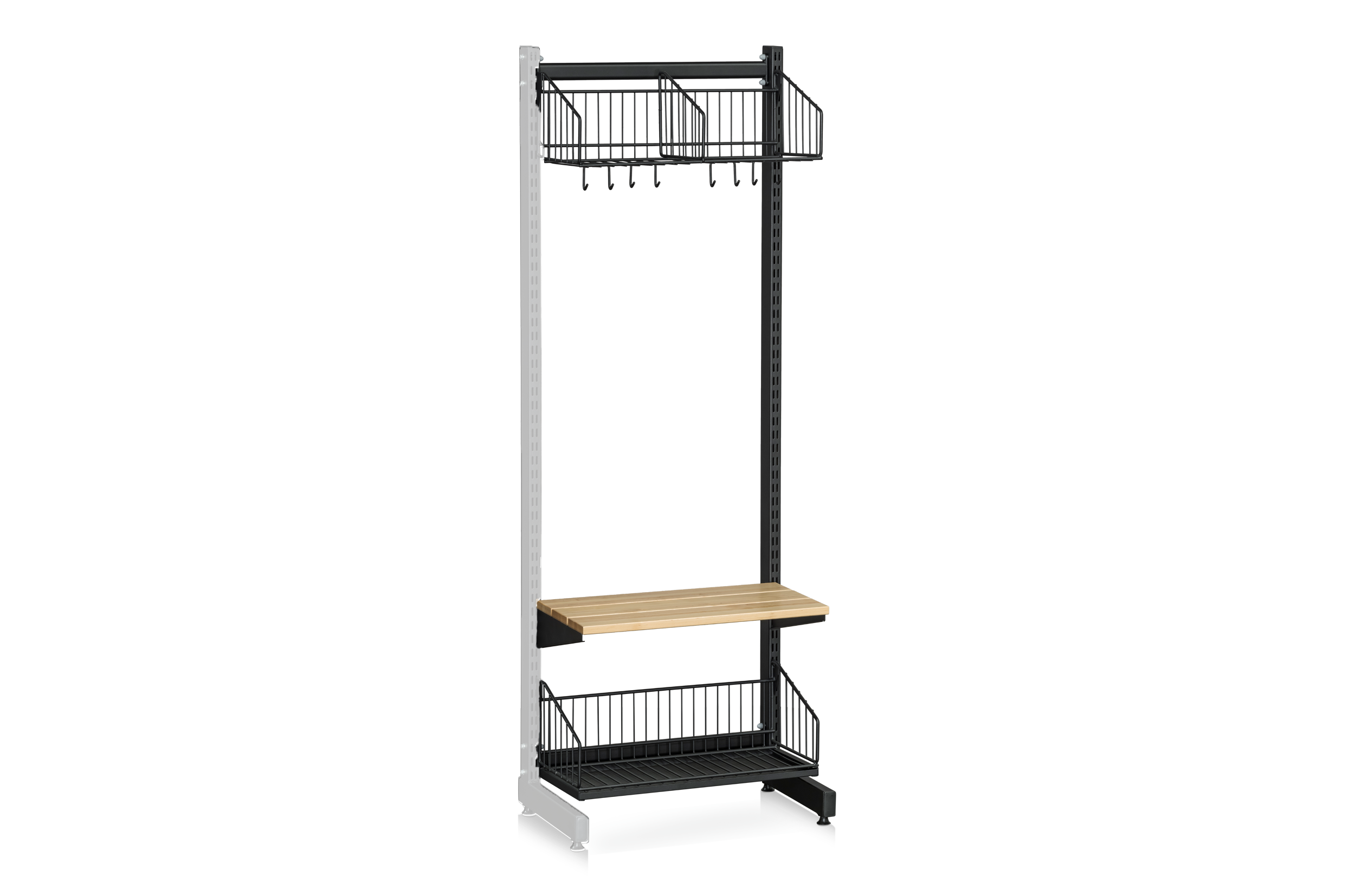 L-Stand Extension 600 mm Complete 2 Black