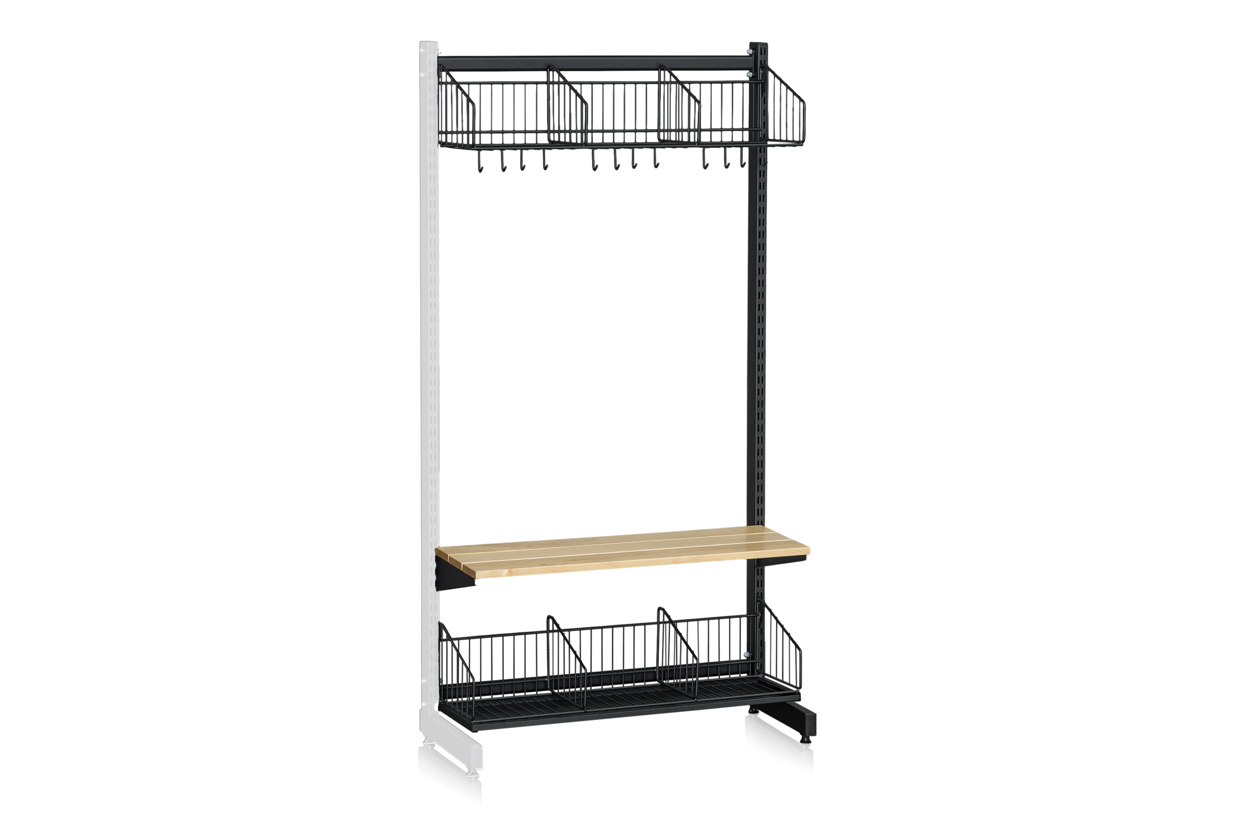 L-Stand Extension 900 mm Complete 2 Black