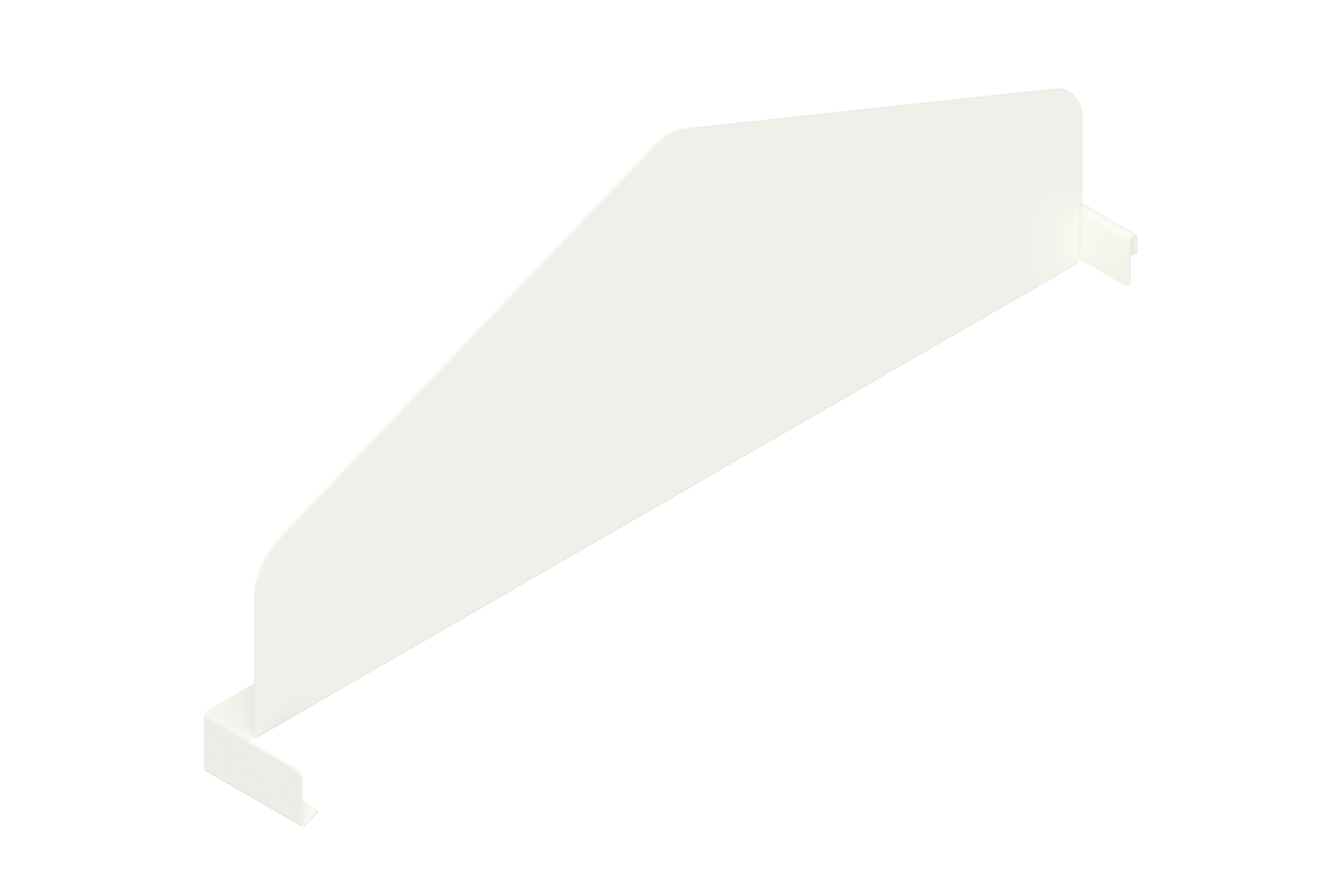 Avdelare Plåthylla 400 mm Vit