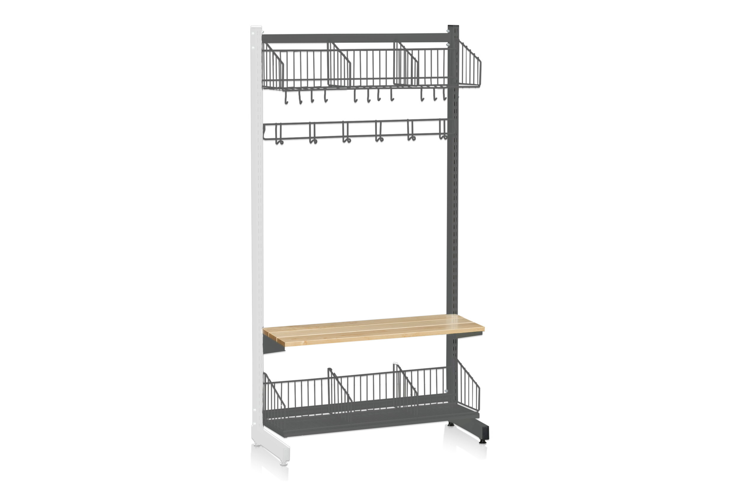L-Stand Extension 900 mm Complete 3 Grey