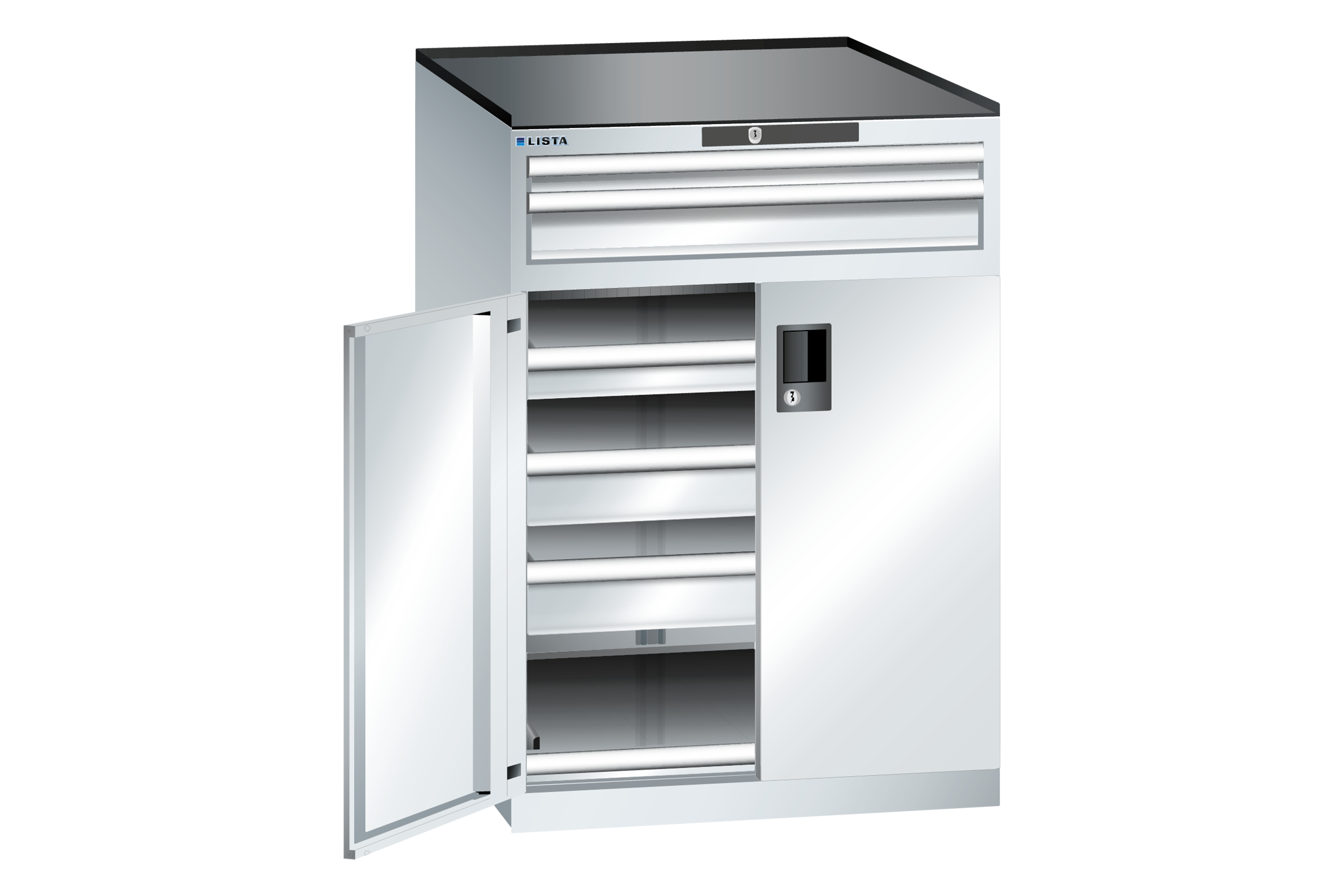 Verktygshurts Dörr LISTA 36x36 (BxDxH) 717x753x1020