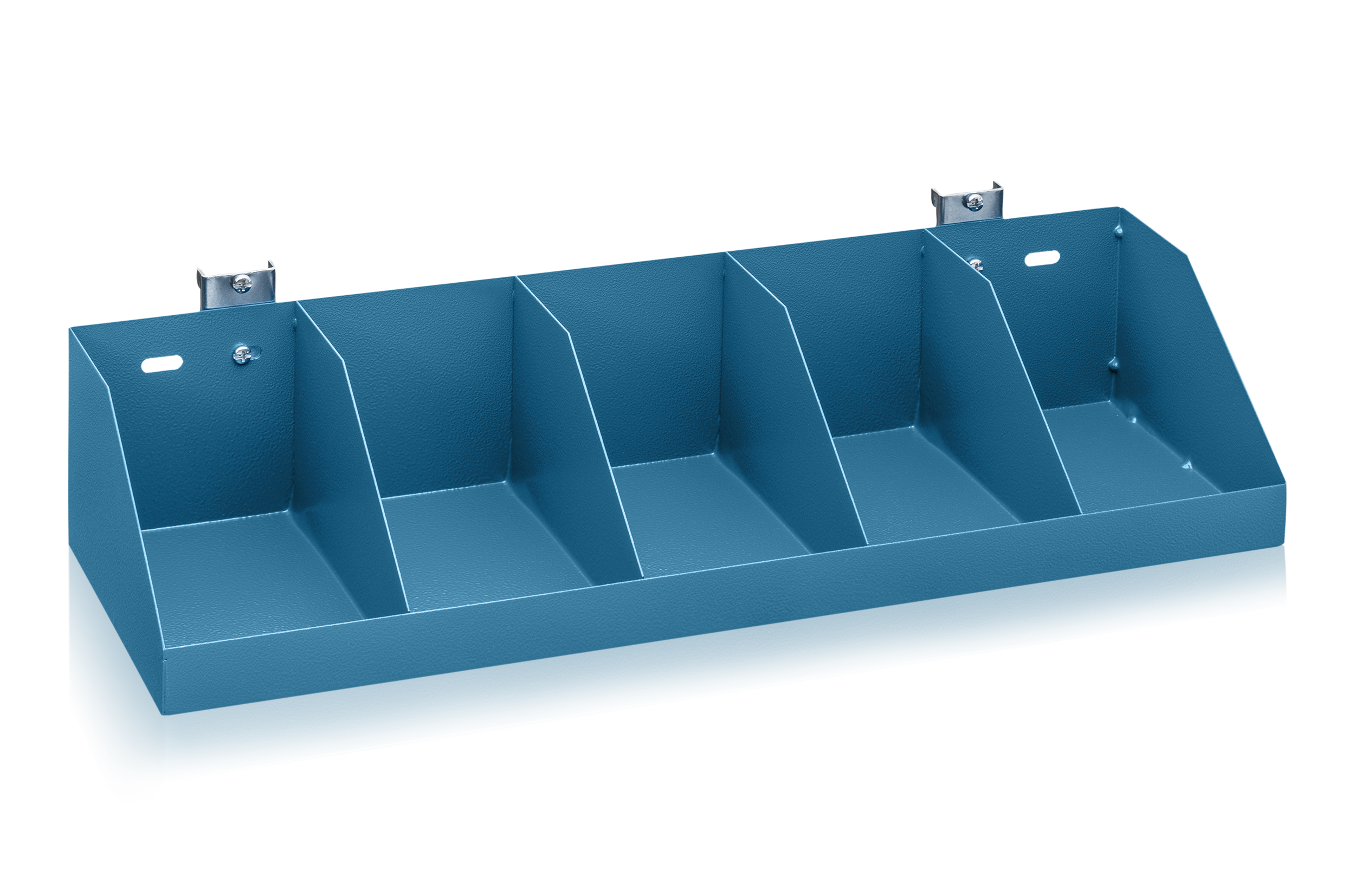 Shelf Tray 500x170x10 mm 1-Pack Blue, RAL 5009