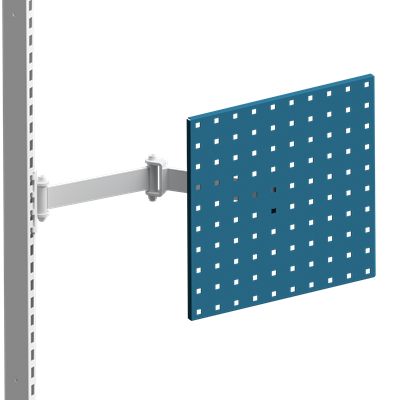 Perforated Panel 370x370 mm Blue for Flexible Arm