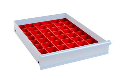 Lådinredning 100 mm Plastlådor Kombination 6