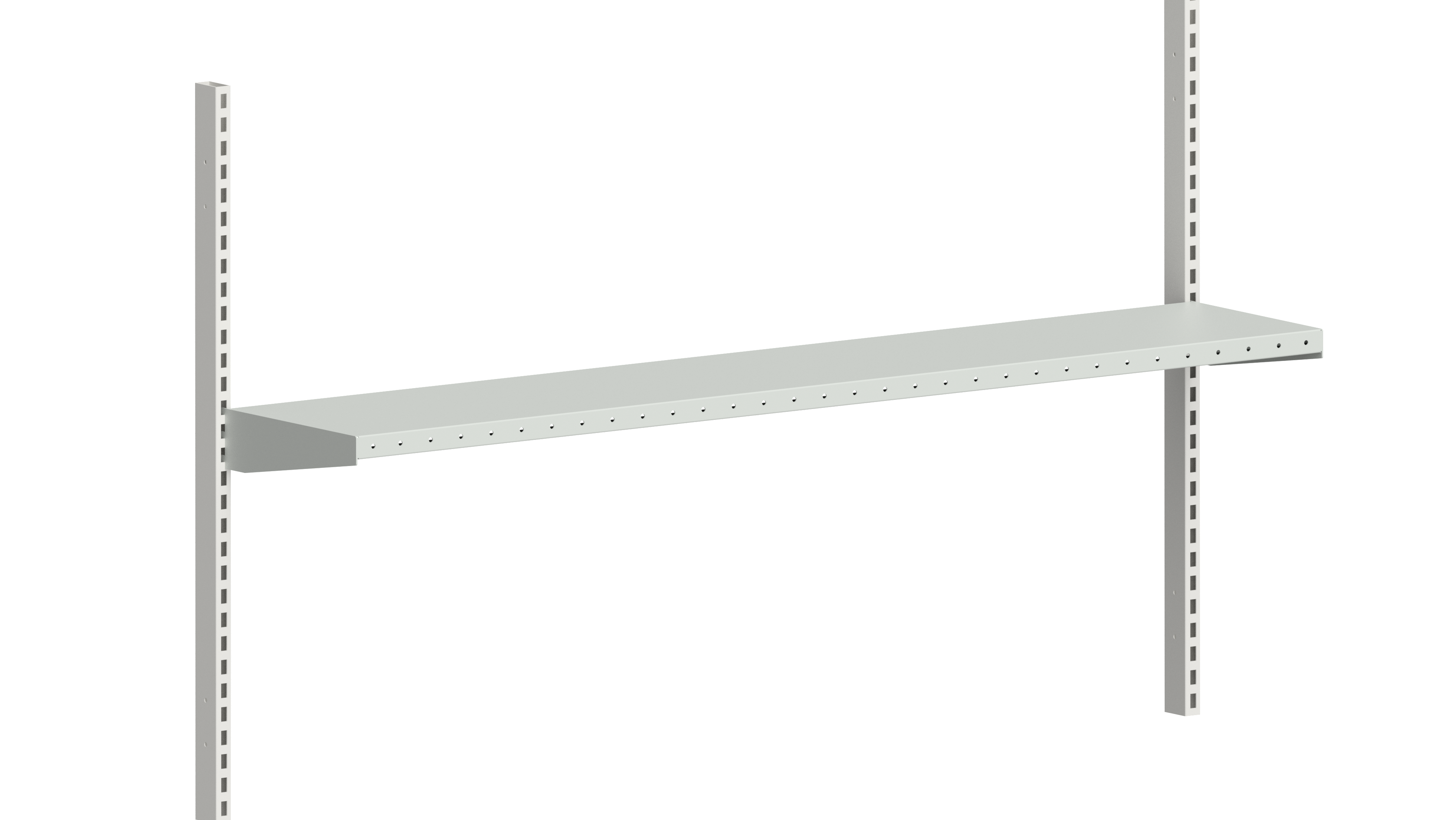 Packing Bench Shelf 1600x300 mm - Lightgrey